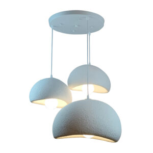 Bertow Argos The Classic metal-ps ceiling light in white shade D40x100cm