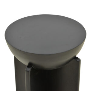 372 000050 2 Side table Jenby Argos The Classic solid mango wood black D40x50cm