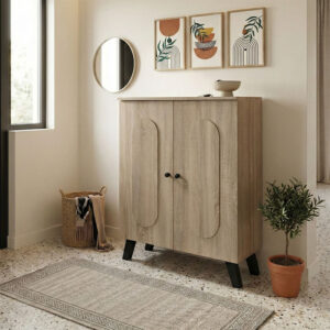 Shoe rack-cabinet Cathi Argos The Classic sonoma 80x34x95cm