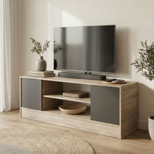 Sasa Argos The Classic TV cabinet sonoma-anthracite 120x35x41.5cm