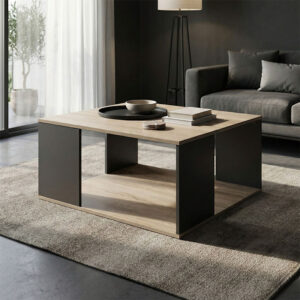 Zelegan Argos The Classic coffee table sonoma-anthracite 90x90x44.5cm