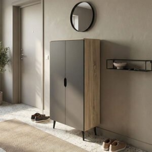 Oufelia Argos The Classic shoe cabinet sonoma-anthracite 60x32.5x134.5cm