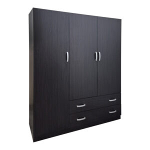 Three-leaf wardrobe with 2 drawers Alvia Argos The Classic wenge150x51x180cm