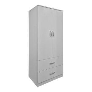 Double-leaf wardrobe with 2 drawers Alvia Argos The Classic white 80x51.5x180cm