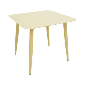 Vista Argos The Classic aluminum table in champagne shade 80x80x72cm
