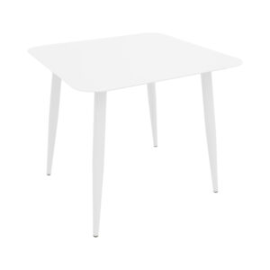Vista Argos The Classic aluminum table in white shade 80x80x72cm
