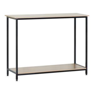 Console Shima Argos The Classic 2pcs. oak- black metal 106x35x81cm