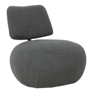 Stonie armchair Argos The Classic bouclé fabric anthracite 67x73x67cm