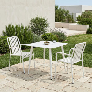 Dining set Heven Vista Argos The Classic set of 3 pices black aluminum 80x80x72cm