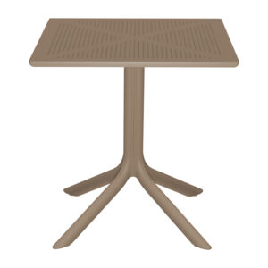 200 001643 4 Dining table Groovy Zoi Argos The Classic 3 pcs cappuccino PP 60x60x76cm