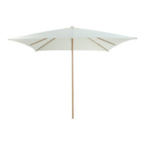 Professional umbrella Solis Argos The Classic metal - aluminum one-piece pole in natural finish-cream shade 250x250x235cm
