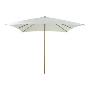 Professional umbrella Solis Argos The Classic metal - aluminum one-piece pole in white-sand shade 250x250x235cm