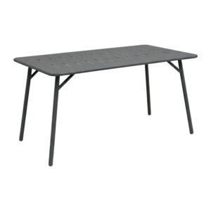 Table Moraja Argos The Classic black metal 140x80x70cm