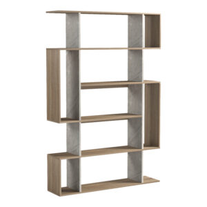 Mito Argos The Classic sonoma-beige marble look bookcase 108.5x25x161cm
