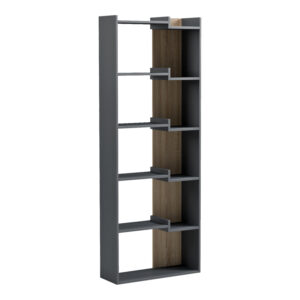 Corpus Argos The Classic bookcase anthracite-sonoma 61x22x162cm