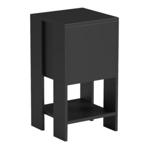 Bedside table Reppo Argos The Classic black  30x30x55cm