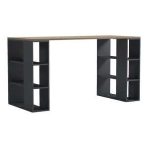Desk with shelf Colmar Argos The Classic anthracite-sonoma 140x60x75cm