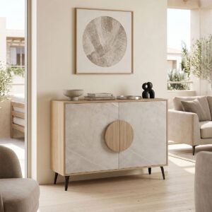 Buffet Gora Argos The Classic sonoma -beige marble look110x35.5x82cm