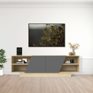 TV unit Stevie Argos The Classic sonoma-anthracite 160x40x50cm