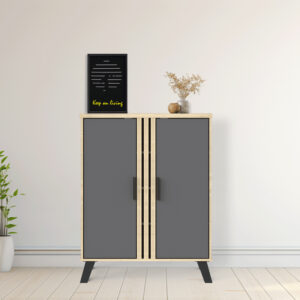 Shoe cabinet Shoby Argos The Classic anthracite-sonoma 70.5x30x91cm