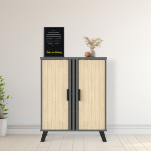 Shoe cabinet Shoby Argos The Classic sonoma-anthracite 70.5x30x91cm