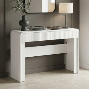 Console table Zaplen Argos The Classic mdf in white color 110x38x75cm