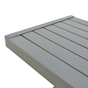 288 000036 2 Aether Argos The Classic aluminum table in anthracite color 37.5x36.5x53cm