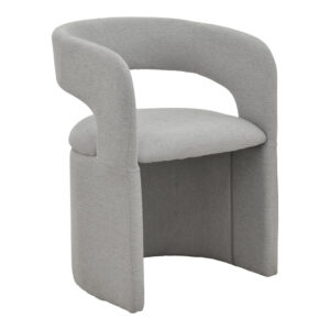 Cocon armchair Argos The Classic grey beige fabric 58x58x80cm