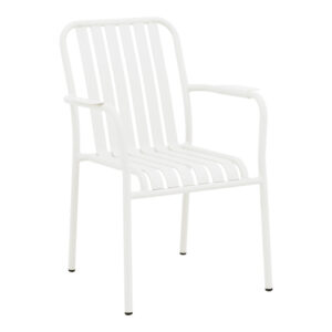 Vista Argos The Classic stackable armchair, aluminum in white shade 62x60x84cm