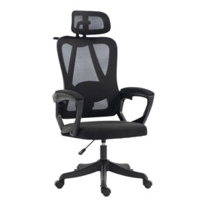 Exeter Argos The Classic mesh executive office chair black 50x58x119-129cm