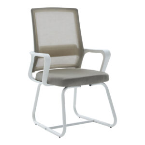 Palma Argos The Classic white visitor chair mesh grey 46x52x94cm
