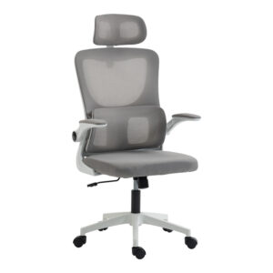 Director's office chair Mainz Argos The Classic white - mesh grey 50x60x112-122cm