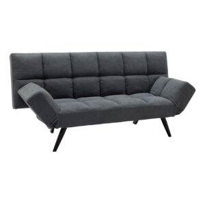 024 000013 1 3 seater Sofa bed Freddo Argos The Classic fabric dark grey - black legs 182x81x84cm