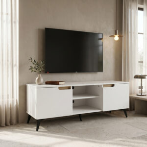 TV cabinet Kemvio Argos The Classic sonoma-white 120x38x44cm