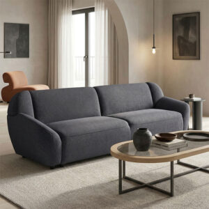 Three-seater sofa Echono Argos The Classic anthracite fabric 230x88x77cm