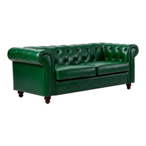 Two-seater sofa Chesterfield Argos The Classic pu cypress 160x84x67cm