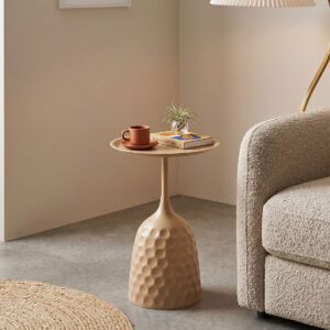 Side table Waini Argos The Classic metal in cappuccino shade D39x60cm