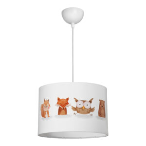 Kids' ceiling luminaire Wooda Argos The Classic led E27 multicolor PVC D30x20cm