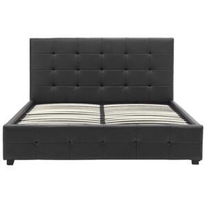 200 001759 2 Bed with mattress and storage space Roi-Resty Argos The Classic PU black 160x200cm