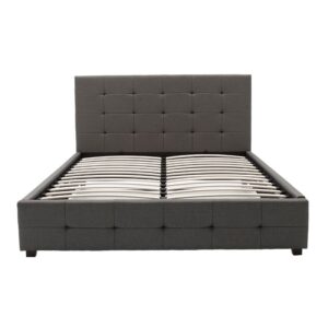 200 001762 3 Bed with mattress and storage space Roi-Nemesis Argos The Classic fabric charcoal 160x200cm