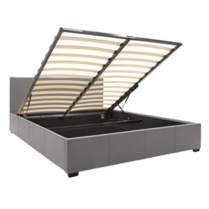 200 001769 2 Bed with mattress and storage space Norse-Resty Argos The Classic gray PU 160x200cm