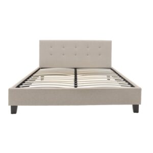 200 001771 2 Bed with mattress Mago-Resty Argos The Classic fabric ecru 160x200cm