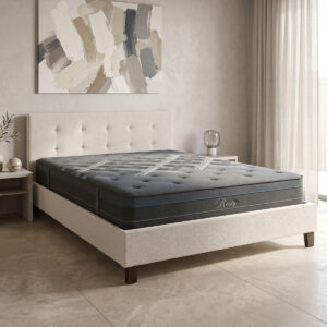 Bed with mattress Mago-Resty Argos The Classic fabric ecru 160x200cm