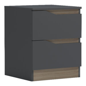 Bedside table Verena  Argos The Classic anthracite-sonoma 40x40x50cm