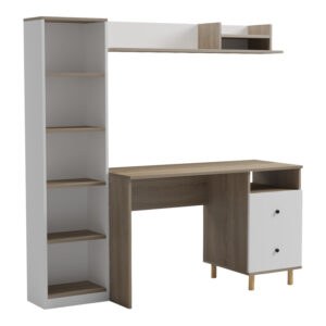 Office unit Kontor Argos The Classic sonoma-white 160x50x162cm