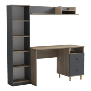 Office unit Kontor Argos The Classic sonoma-anthacite 120x50x160cm
