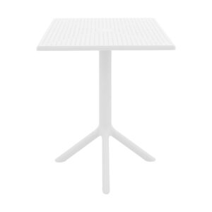 326 000055 1 Groovy table Argos The Classic pp perforated white 60x60x76cm