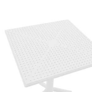 326 000055 2 Groovy table Argos The Classic pp perforated white 60x60x76cm