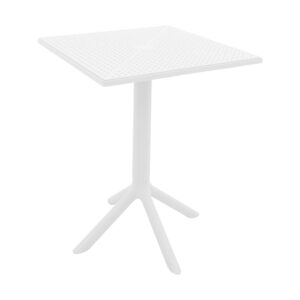 326 000055 Groovy table Argos The Classic pp perforated white 60x60x76cm