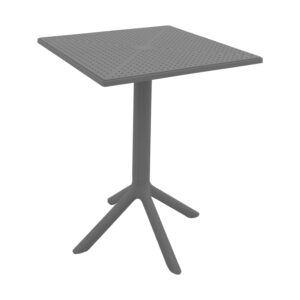 Groovy table Argos The Classic pp perforated anthraicte 60x60x76cm